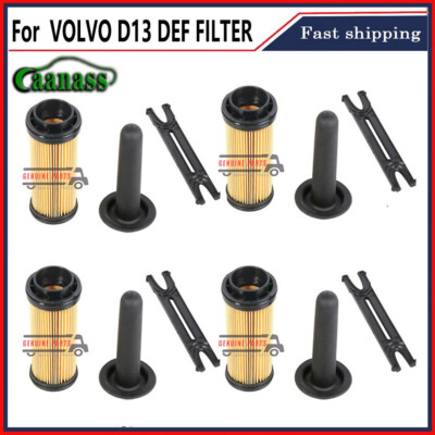 4PC CAANASS Urea Pump Filter 21516229 23381562 Replaces For VOLVO DEF D13 Truck