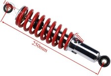 250mm 10" Rear Shock Absorber oil Pressure Fr Pit Bike ATV Buggy Quad 700lbs