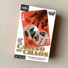 Escape Room Escape From The Casino Of Chaos Game Board & Card Games Brand New