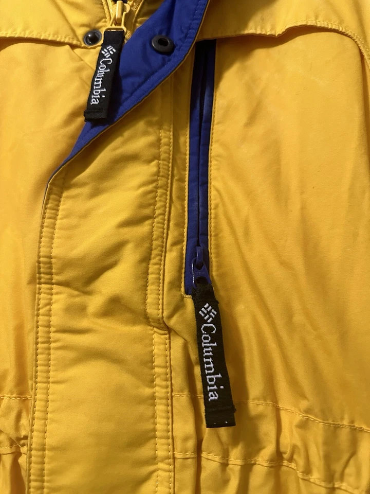 Chaqueta de esquí vintage Columbia amarilla juvenil talla 18/20 abrigo de nieve invierno pesado Foto 2 de 4