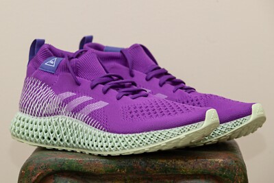 * NIB * Adidas Pharrell Williams X 4D Runner 'Active Purple' - US 10 (Men's)
