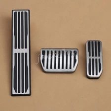 For Jaguar F-Pace XE XF 2016-2025 Foot Rest Dead Brake Gas Pedal Pad Cover Set