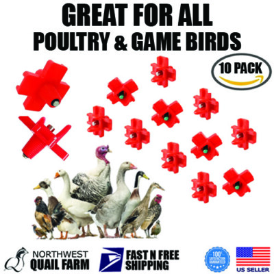 Chicken Nipples,Horizontal Side Mount Poultry Water Nipple Waterer