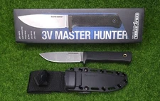 Cold Steel 3V Master Hunter 4.5" Fixed Stonewashed Blade, Kray-Ex Handle - 36CB