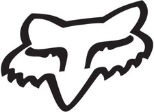 2 adesivi FOX VAN VINILE 290mm DECAL moto SCEGLI COLORE YAMAHA motocross