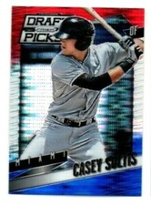 2014 Panini Prizm Perennial Draft Picks #44 Casey Soltis Marlins Card RWB Prizm