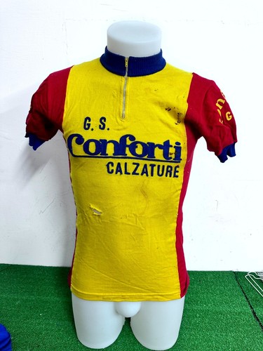 Maillot De Cyclisme Vintage - Sans Marque - Porté - Look Rétro Course