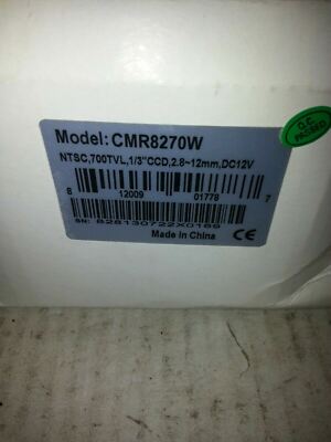 CMR8270W NTSC 700VTL 1/3''CCD 2.8-12MM DC12V 828130722X189