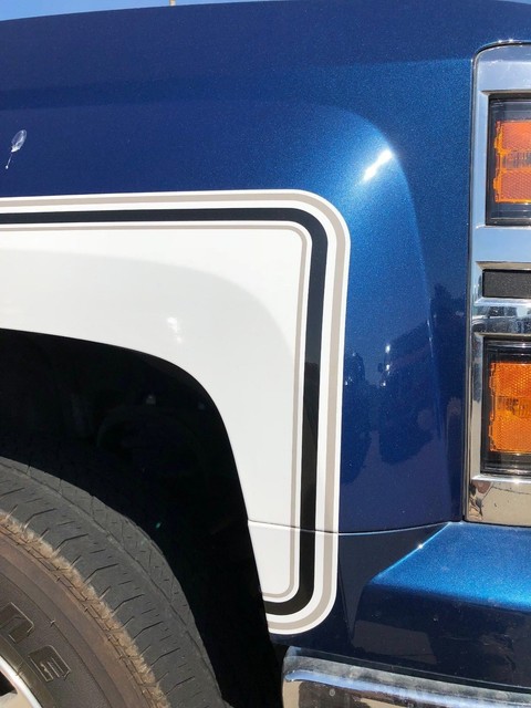  2014 -2018 CHEVROLET SILVERADO TWO TONE VINYL STRIPES 