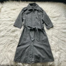 H by Halston Denim Fit & Flare Dress