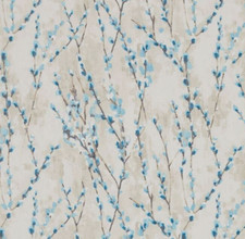 HARLEQUIN  CURTAIN FABRIC DESIGN "Salice" 3 METRES MARINE LINEN BLEND