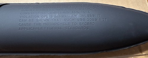 *NIB OEM HONDA 1EA CT90 MUFFLER CT 90 K2 K3 K4 K5 K6 1976 to 1979 BLACK (102MUFF - Picture 6 of 15