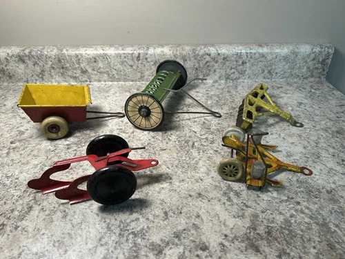 Vintage Marx Tin Farms Implements