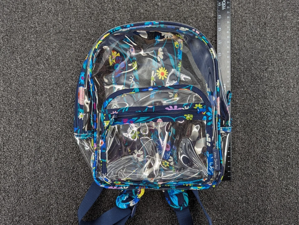 Mochila de transporte Vera Bradley claramente colorida para estadio Moonlight Garden Foto 2 de 4