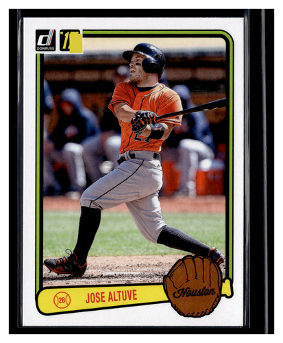 Jose Altuve #RV-13 2017 Panini Donruss Retro Variations 1983 card