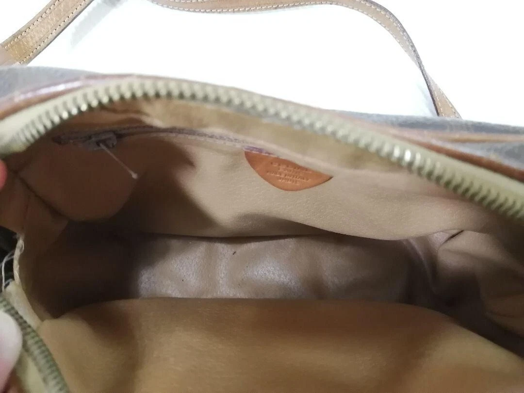 Borsa a tracolla CELINE Macadam Triomphe PVC pelle vintage USATA originale #S2068