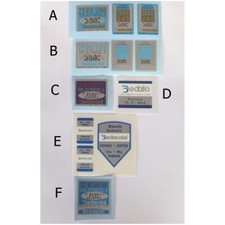 Dedacciai decal set choices of 6 styles one set per sale frame and forks