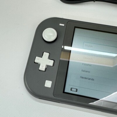 Refurbished Nintendo Switch Lite Gray Console & Charger with BOX 1