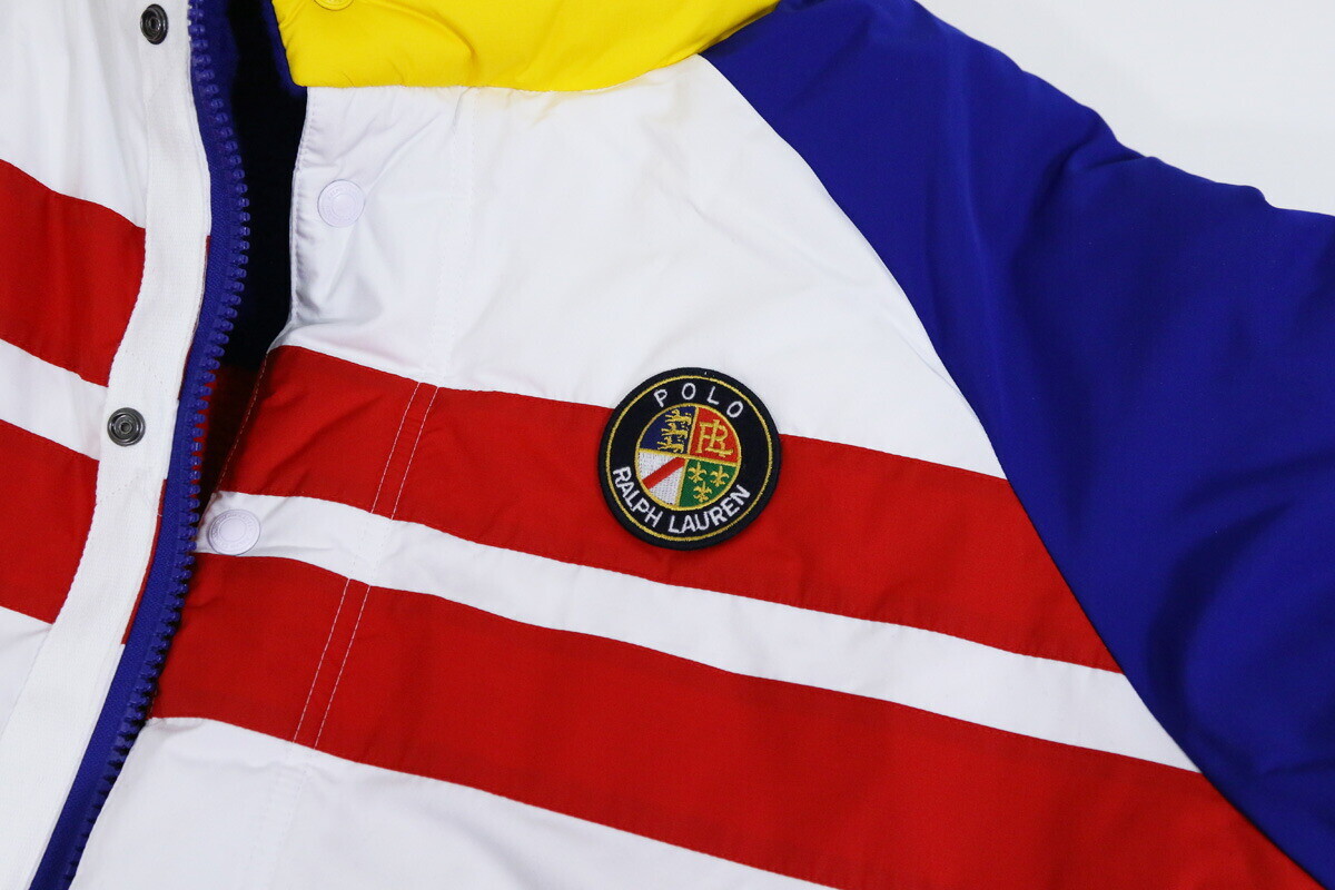 Polo Ralph Lauren 90's style Retro Down Filled Reversible Jacket