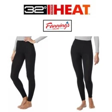 2 PACK Women's Weatherproof 32° Degrees Heat Legging Base Layer Pant - B11