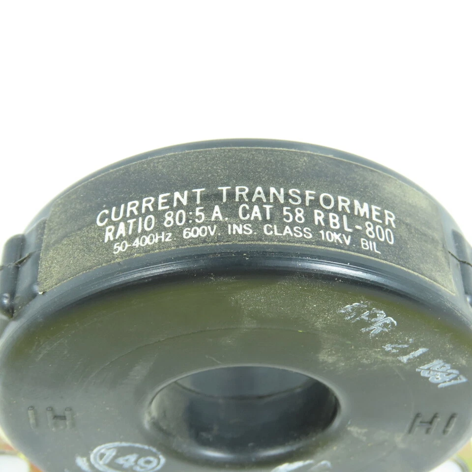 58 RBL-800 Toroidal Current Transformer 80:5 A Ratio 50-400HZ 600V - Image 2 of 4
