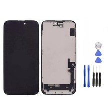 For iPhone 16 Plus Soft OLED Display LCD Touch Screen Digitizer Assembly Frame