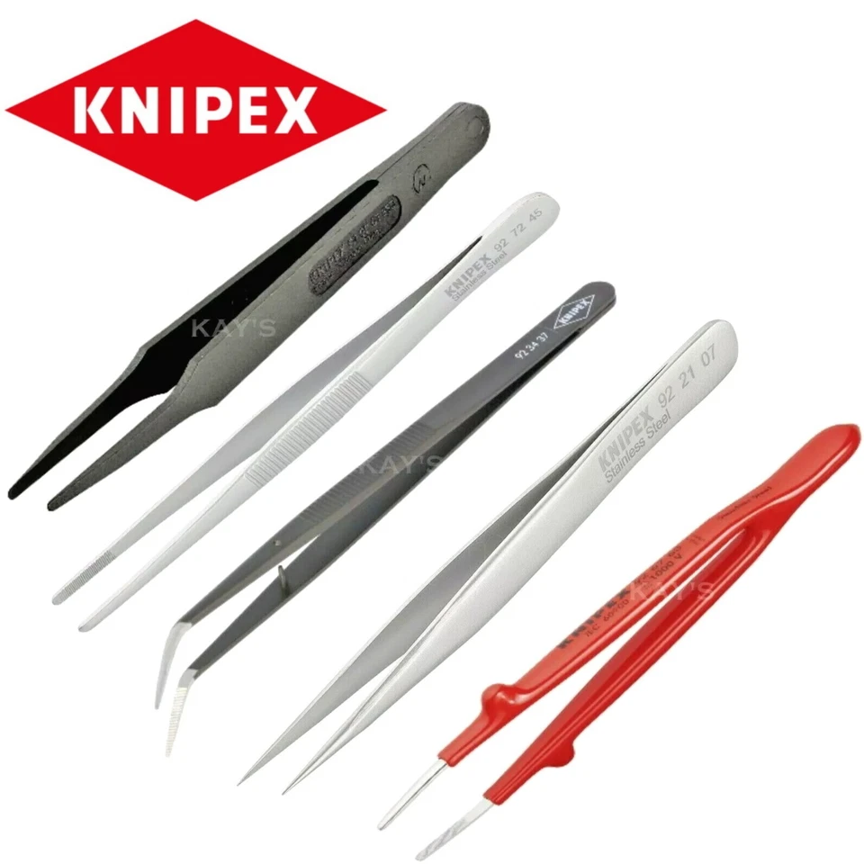 Knipex Tweezers For Precise Handling Gripping Of Components Choice Of All Types
