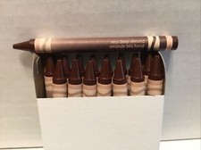  48 Crayola Colors of the World Crayons very deep almond BULK
