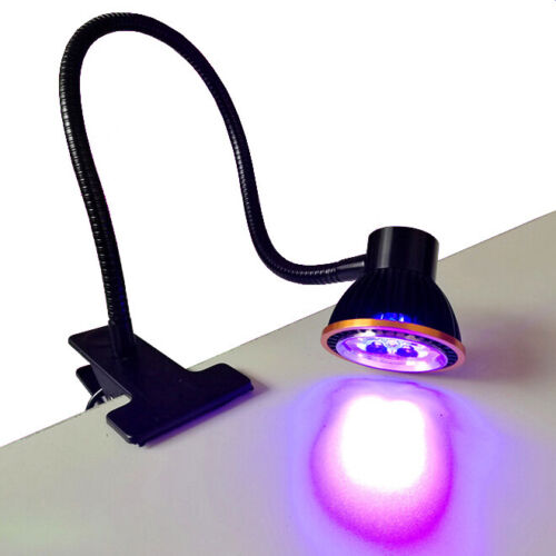 Tutor Overwinnen Achternaam UV LED Black Light Clip-On Spotlight Plant Glow Plug-in Lamp Gel Nail Art  Dryer | eBay