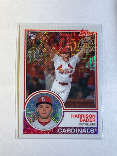 Harrison Bader 2018 Topps 1983 Chrome Silver Pack Rookie Card RC #31 Cardinals