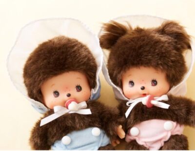 Bebichhichi Boy & Girl Baby Monchhichi S Size Plush Doll Sekiguchi