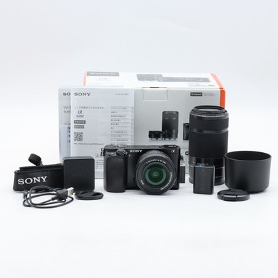 English Menu Supported SONY α6000 Mirrorless Camera Double Zoom Lens Kit: E PZ 1