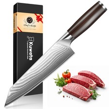 Kuwata Japanese Kiritsuke Chef Knife, Professional Hand Forging 8 inch Kitche...