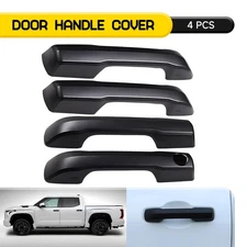 4x Matte Black Door Handle Lever Cover Cap For Toyota Tundra 2022 2023 2024 EXD