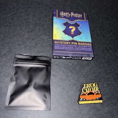 Harry Potter Mystery Pin Badges Frog Choir  Pin New Open Box 25th Anniversary