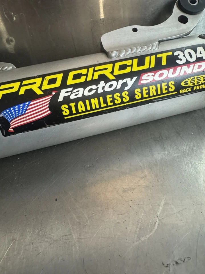 Honda CR250 CR 250 Pro Circuit Factory Sound Exhaust Muffler Silencer CR250R - Image 4 of 4
