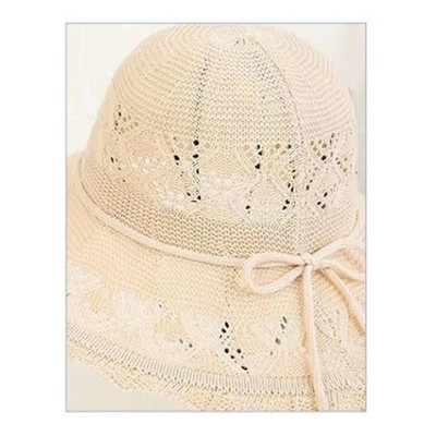 Korean version new straw hat summer sun hat sun protection wave sun hat beach