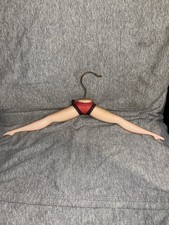 Vintage 1960s Blow Mold Novelty Lingerie Hanger Spread Leg Dandee Imports