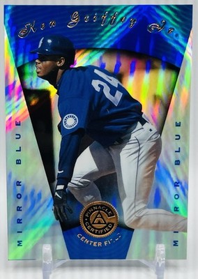 Ken Griffey Jr 1997 Pinnacle Certified Mirror Blue #53 Sharp Mariners HOF