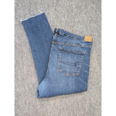 American Eagle Super Hi-Rise Jegging Crop Jeans Women's 24 Short Preppy Basic