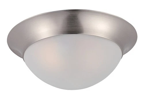Maxim 5850 Nickel Essentials 12"W 1-Light Ceiling Light - Picture 2 of 3