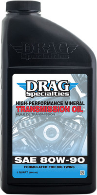 DRAG SPECIALTIES HIGH PERFORMANCE 80W-90 TRANSMISSION OIL FOR HARLEY BIG TWINS
