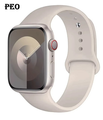 2 pack apple watch series 10 9 8 7 6 2 3 42mm silicone band grey brand new      