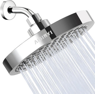 #ad High Pressure 6quot; Rainfall Shower Head Luxury Modern Fixed Replacement Chrome $25.60