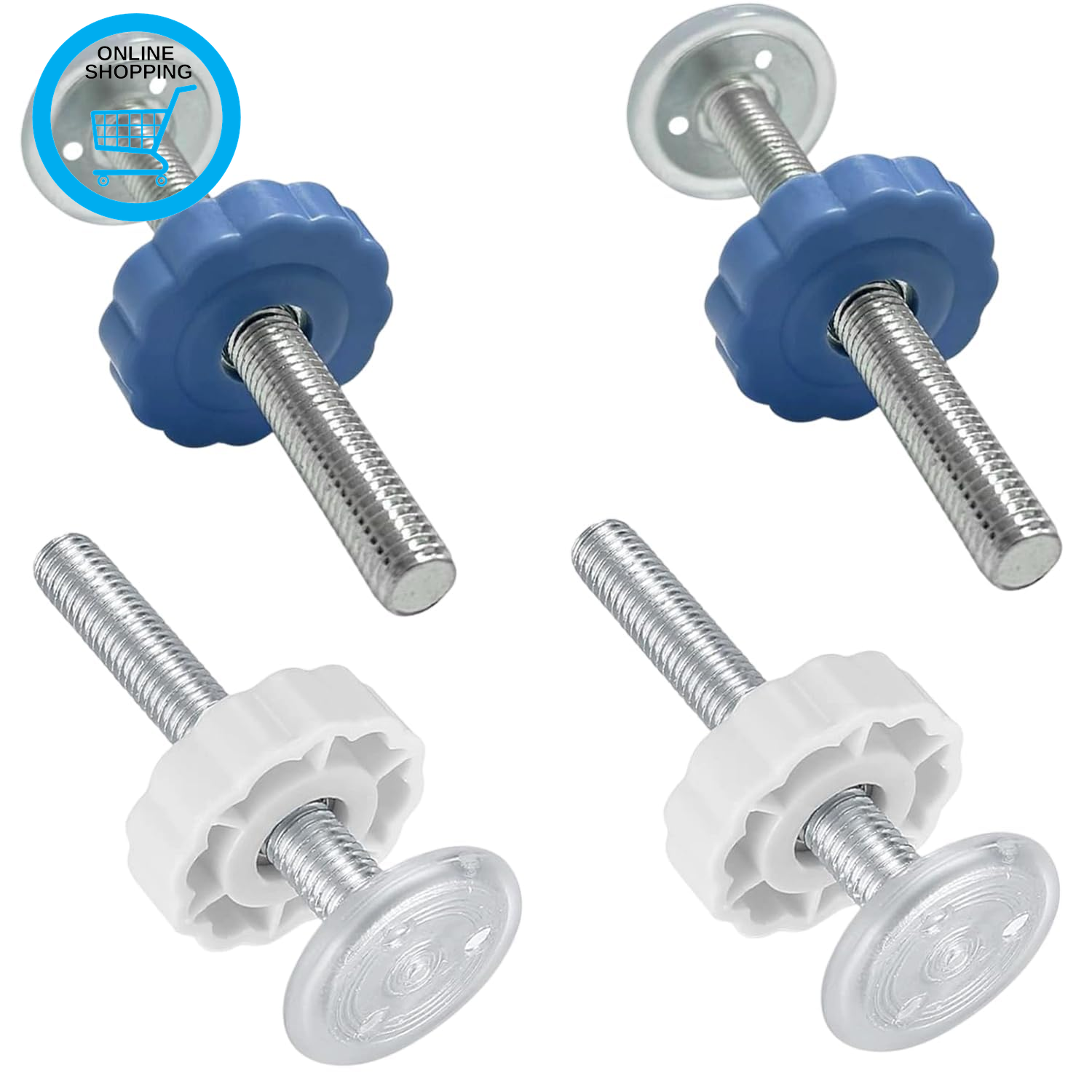 Stair Gate Pressure Fit Spares Set -4 Pack M10 Bolts Set for Baby Gate Safety an