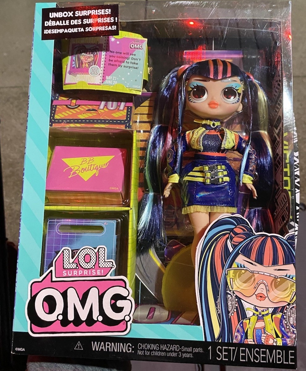 L.O.L. Surprise! OMG Victory Fashion Doll 10in Blue Pink Black