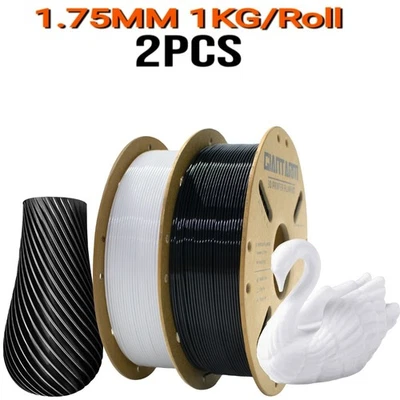 GIANTARM Impresora 3D de brazo gigante de 2 kg filamento PETG negro + blanco 1,75 mm consumibles DE