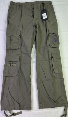 Brandit Men's Authentic Cargo Pants-Olive-Size: M