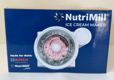 #ad Nutrimill Ice Cream Maker Bosch Attachment Open Box Nutrimill Artiste Freezer $59.97