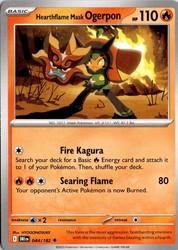 Hearthflame Mask Ogerpon 044/182 Destined Rivals
